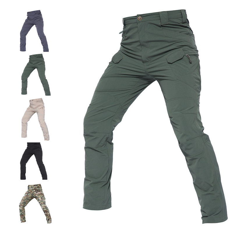 SABADO Men's Quick Dry Lightweight Tactical Trousers Military Outdoor Casual Waterproof Cargo Pants