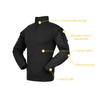 SABADO Men's 1/4 Zip Tactical Combat Shirt and Pants Set Long Sleeve Hunting Military Uniform