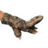 SABADO Winter Camouflage Half Finger Flip Gloves Tactical Mittens