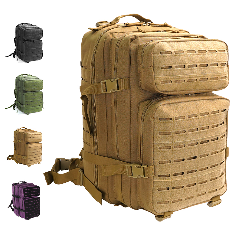 SABADO Molle Military Waterproof Bag Lasercut Rucksack Large Tactical Backpack