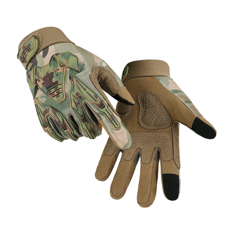 SABAD Men Camo Military Army Motorcycle Hunting Riding Ski Full Finger Mittens Tactical Glove