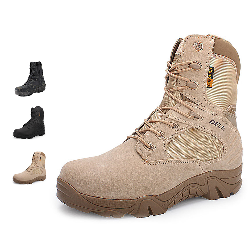 B516 Camouflage Tactical Leather Boot Desert Jungle Combat Men's Boots Arm Shoes
