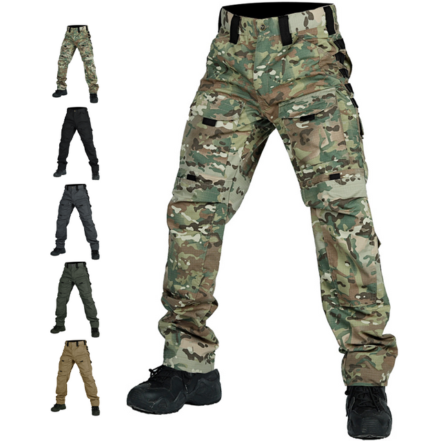 SABADO Military Multi-pocket Tactical Pants Cargo Trousers for Men 