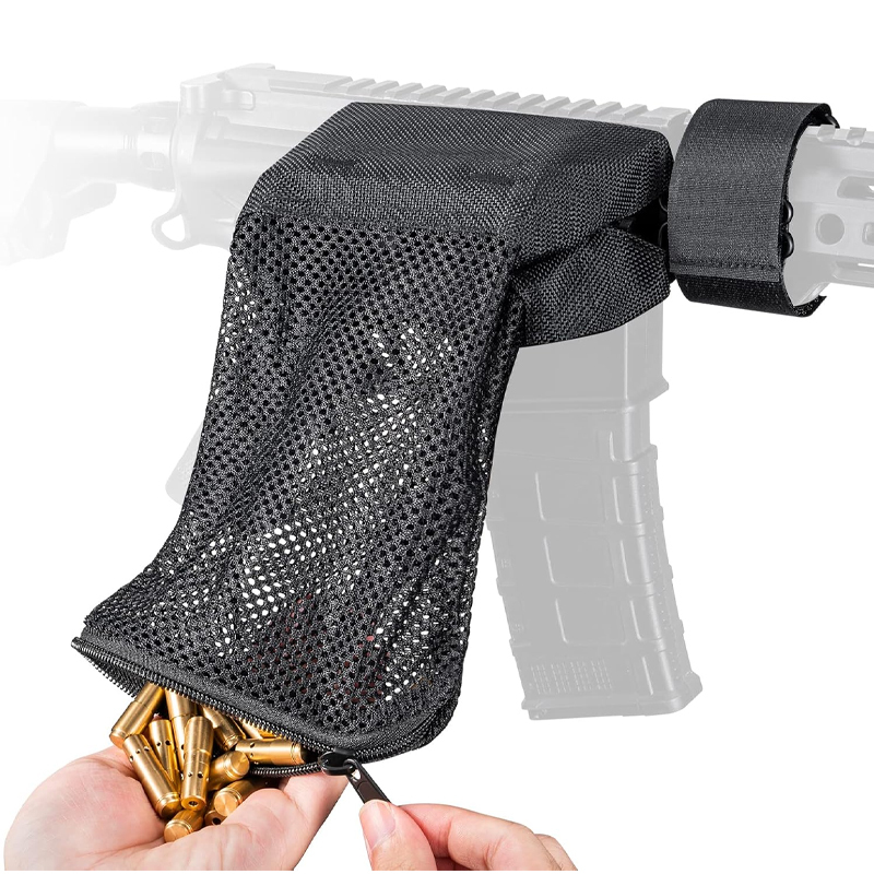 SABADO Tactical AR15 Bullet Shell Catcher Bag Heat-Resistant Nylon Quick-Empty Base Zipper for 3