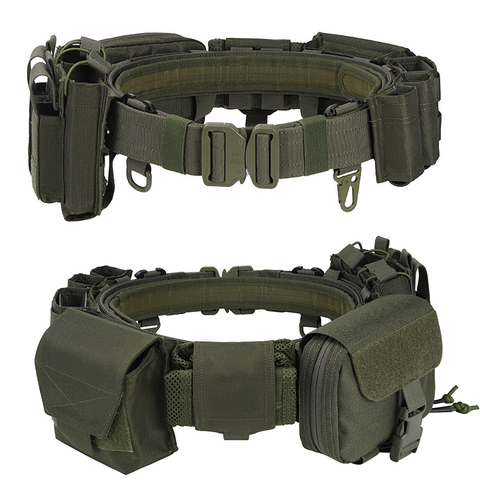 SABADO Multi-Functional Combat Belt – 1000D Waterproof Oxford MOLLE Gear with Quick-Release Buckle