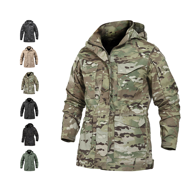 SABADO Men Winter Coat Hoodie Army Tactical Jacket