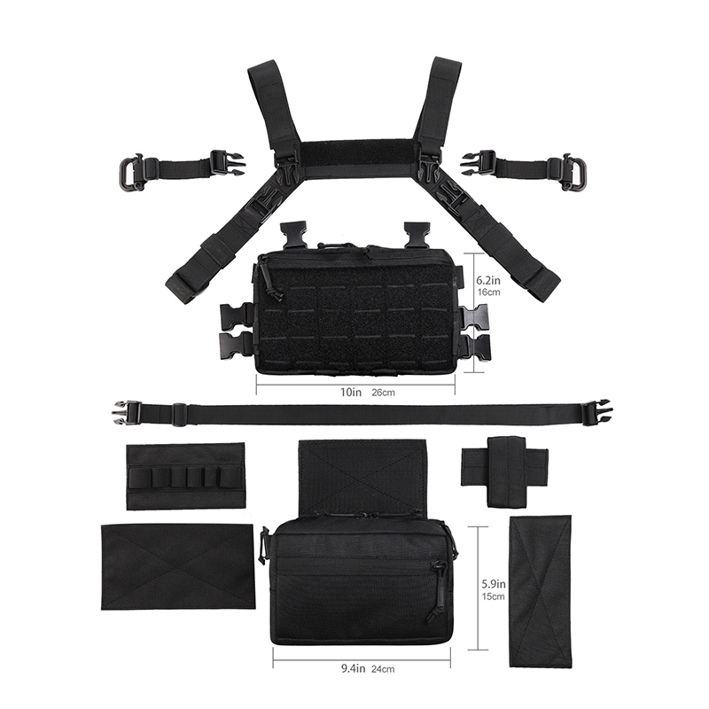 SABADO 1000D Nylon Molle Webbing Chest Bag