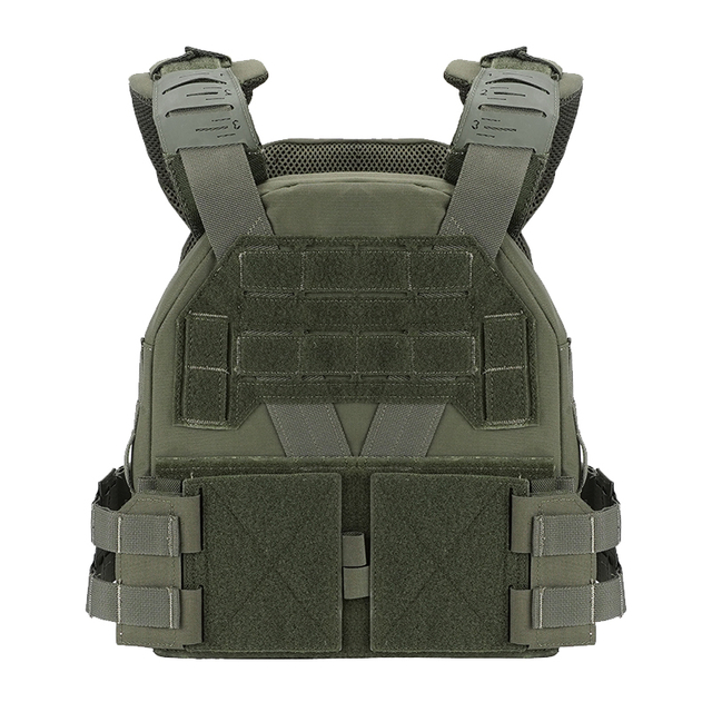 SABADO KZ Military Green Tactiacl Plate Carrier Quick Release Shoulder Strap Paintball Airsoft Hunting Vest