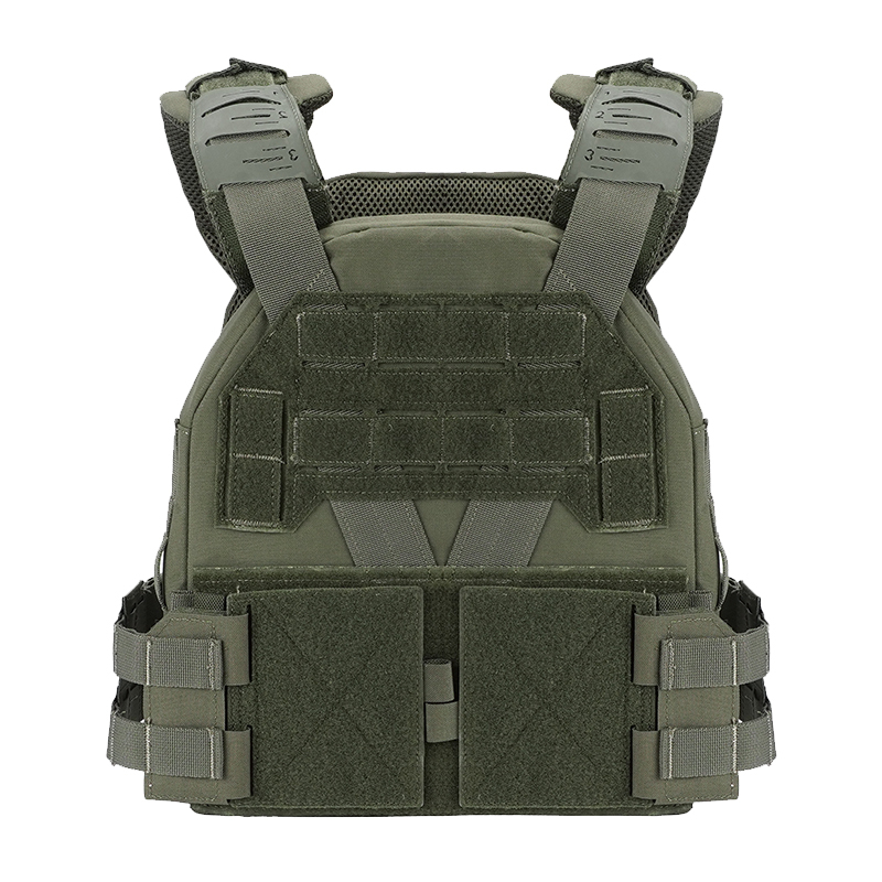 SABADO KZ Military Green Tactiacl Plate Carrier Quick Release Shoulder Strap Paintball Airsoft Hunting Vest