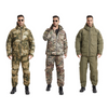 SABADO Men's Hunting Suit Winter Thermal Hooded Softshell Skiing Jacket Pants Set Camo Clothing