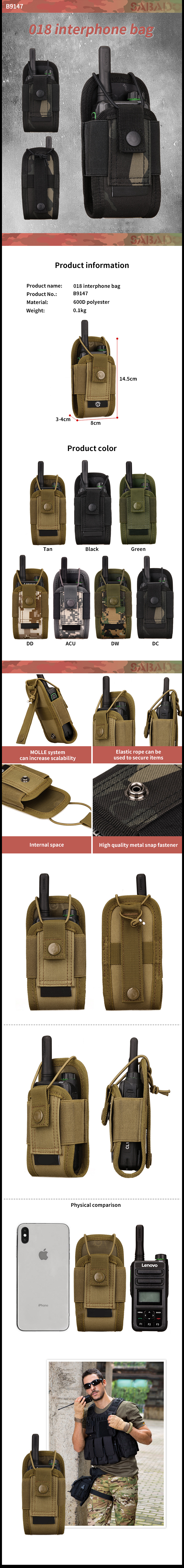 Radio Tactical Pouch 