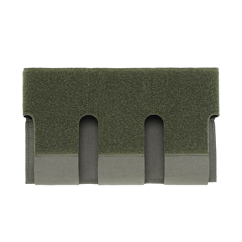 SABADO Triple Magazine Pouch Elastic Rifle Mag Holster 5.56 9mm Magazines Holder Pocket with Hook Panel