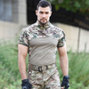 SABADO Short Sleeve Knitted Combat Shirt