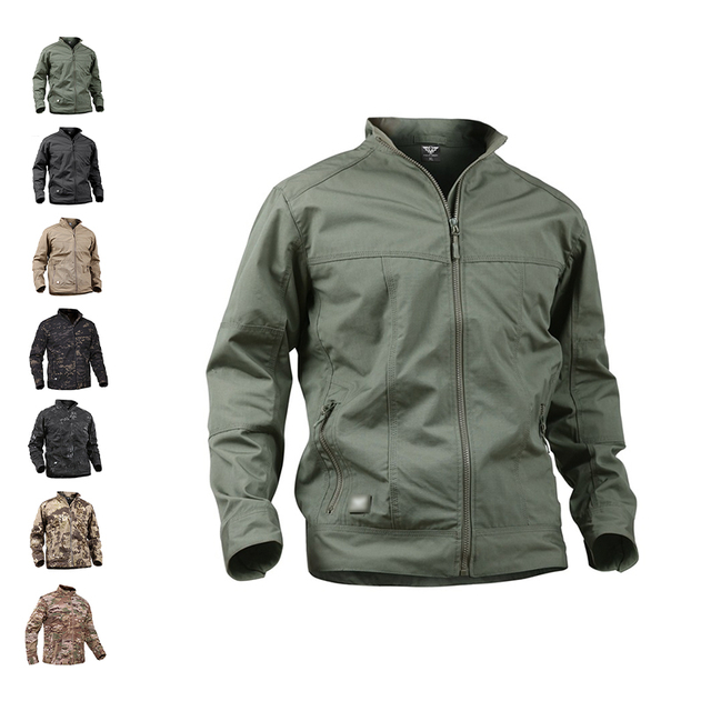 SABADO Custom Lightweight Army Jacket Outdoor Military Windbreaker Coat Tactical Field Bomber Jacket