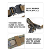 SABADO Lightweight Durable Nylon Tactical Combat Belt Quick-Release Molle Design