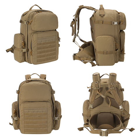 SABADO 55L Large Capacity 500D Nylon Outdoor Tactical Hunting Backpack