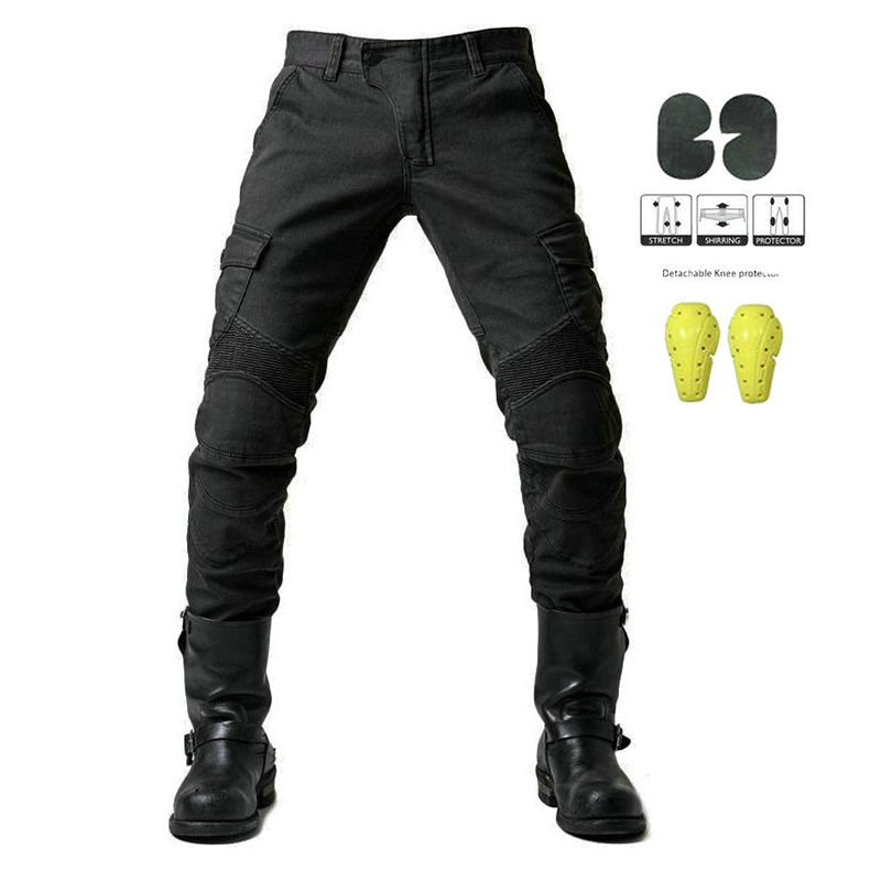 SABADO Multi Pockets Hunting Motorcycle Trousers Tactical Jeans for Men