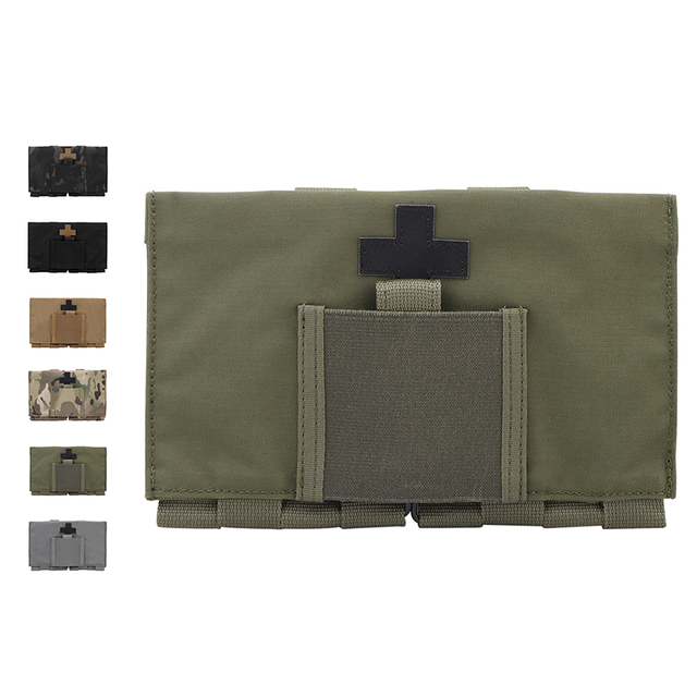  SABADO Outdoor Molle Emergency Storage Medical Kit Pouch Tool Tactical Med Bag 