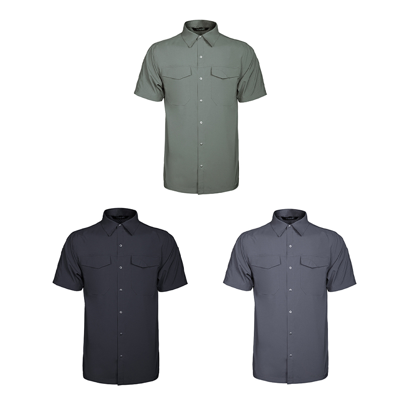 SABADO Outdoor Mens Summer Quick Dry Tactical Shirt