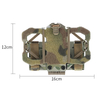 SABADO MOLLE Lightweight Folding Plate Carrier Navigation Mobile Phone Pouch For Adjustable Tactical Vest Cell Phone Holder