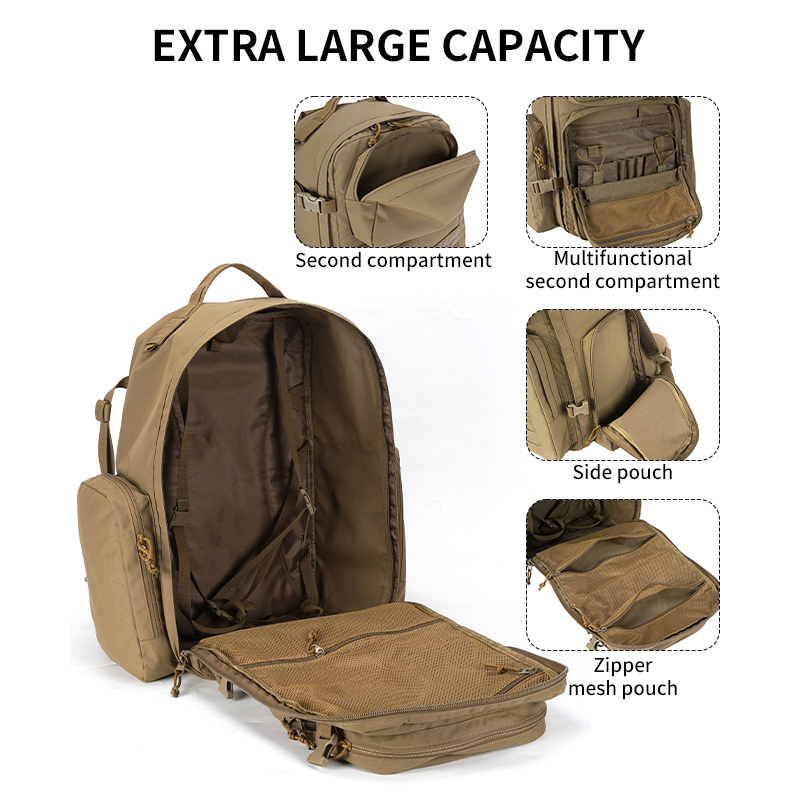 SABADO 55L Large Capacity 500D Nylon Outdoor Tactical Hunting Backpack