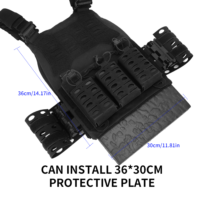 SABADO Lightweight Modular Tactical Plate Carrier Vest