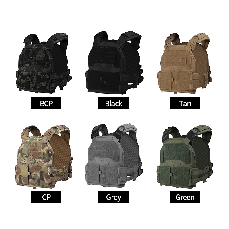 SABADO KZ Military Green Tactiacl Plate Carrier Quick Release Shoulder Strap Paintball Airsoft Hunting Vest