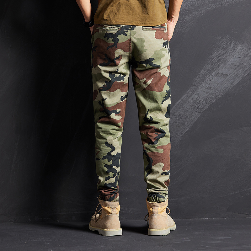 SABADO Camo Joggers Men Military Army Trousers Cargo Pants