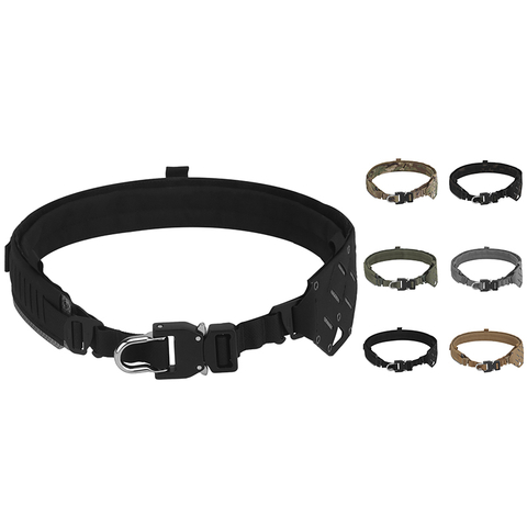 SABADO Lightweight Cordura MOLLE Tactical Belt for Outdoor Training & Combat Military Belt