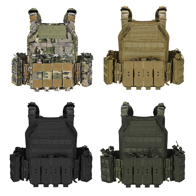 SABADO Quick Release Lightweight Military Adjustable Tactical Outdoor Vest for Adult Airsoft Training