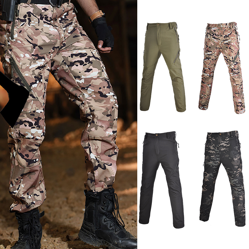 SABADO Outdoor Military Quick Dry Plus Size Camo Hiking Gray Army Tactical Camouflage Pants