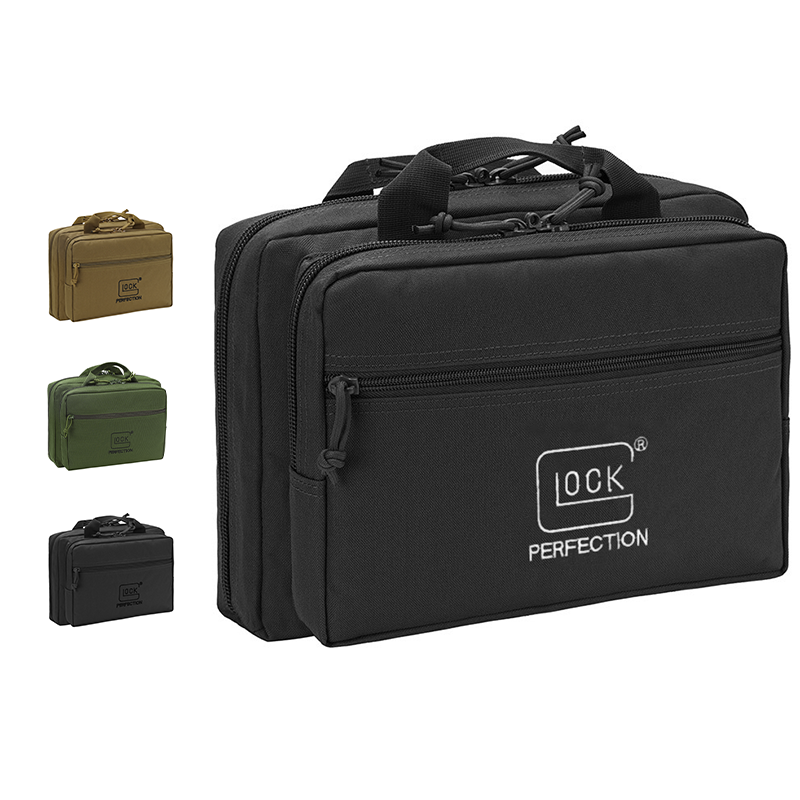 SABADO Glock 17 19 Range Bag Pistol Portable Storage Tactical Dual Gun Bag