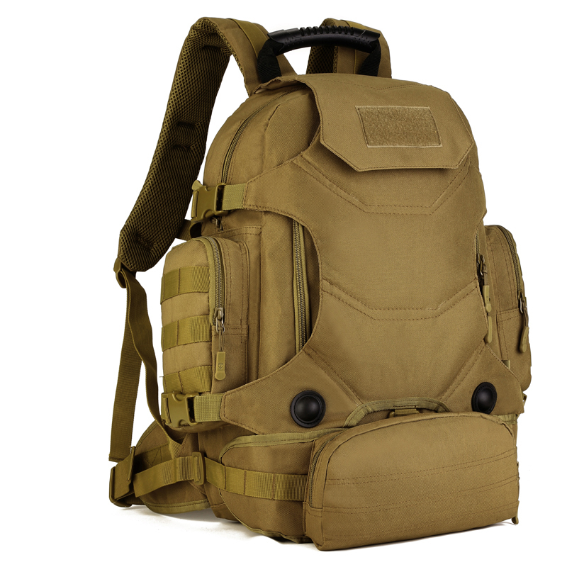 SABADO Brown Outdoor Survival Tactical Backpack