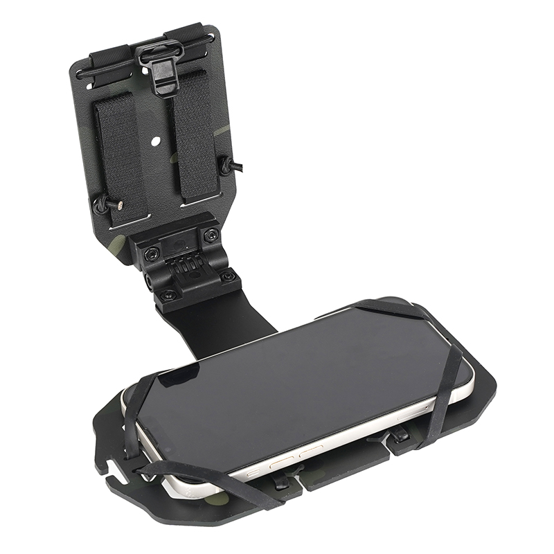 SABADO Combat 360° Rotating MOLLE Tactical Phone Mount | Military-Grade Chest Vest Holder