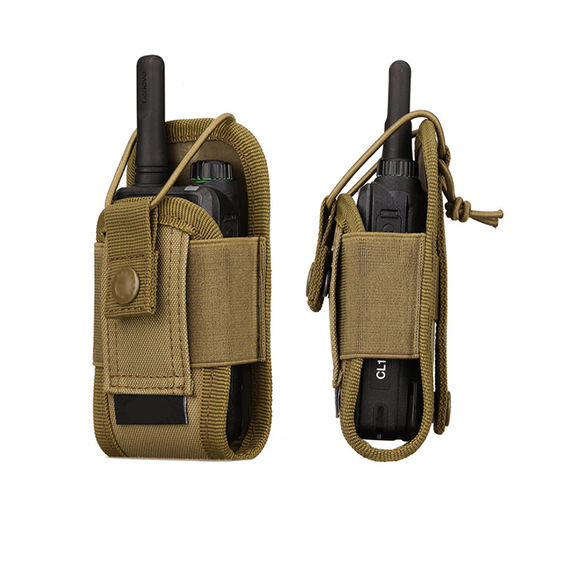 SABADO Universal Molle System Outdoor Tactical Interphone Radio Holster Radio Pouch