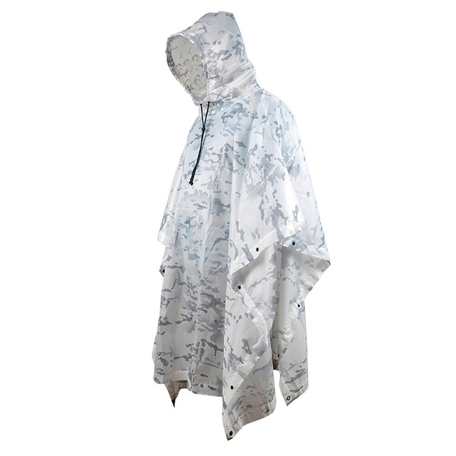 SABADO Military Heavy Duty Outdoor Raincoat Waterproof Women Men Tactical Rain Coat Poncho