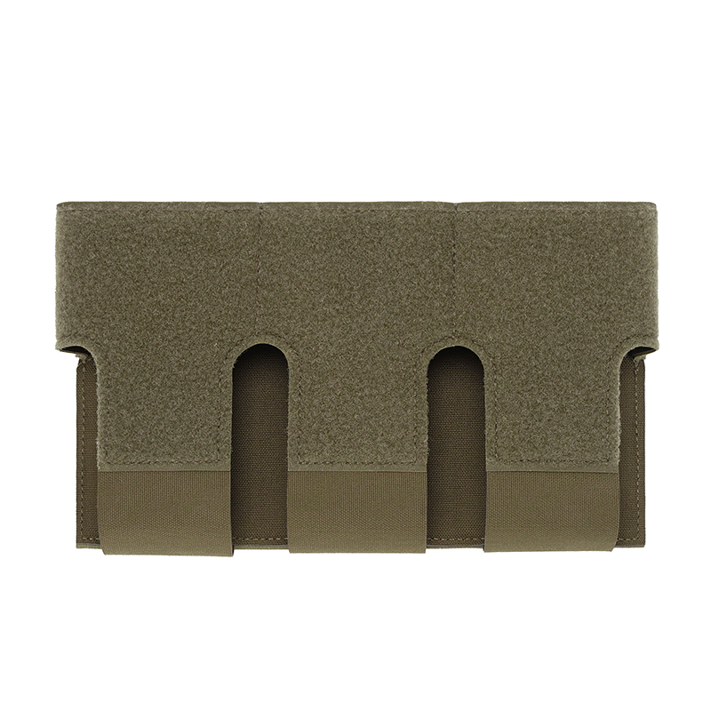 SABADO Triple Magazine Pouch Elastic Rifle Mag Holster 5.56 9mm Magazines Holder Pocket with Hook Panel