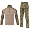 SABADO Mens Tactical Combat Shirt & Pants Set Long Sleeve Military Uniform