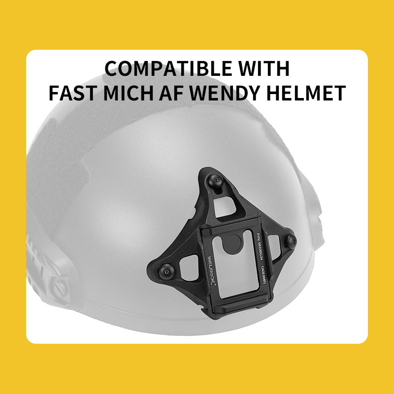SABADO High-Strength Nylon & Alloy Tactical Helmet Night Vision Mount - Multi-Helmet Compatible for FAST MICH Wendy