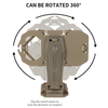 SABADO Combat 360° Rotating MOLLE Tactical Phone Mount | Military-Grade Chest Vest Holder