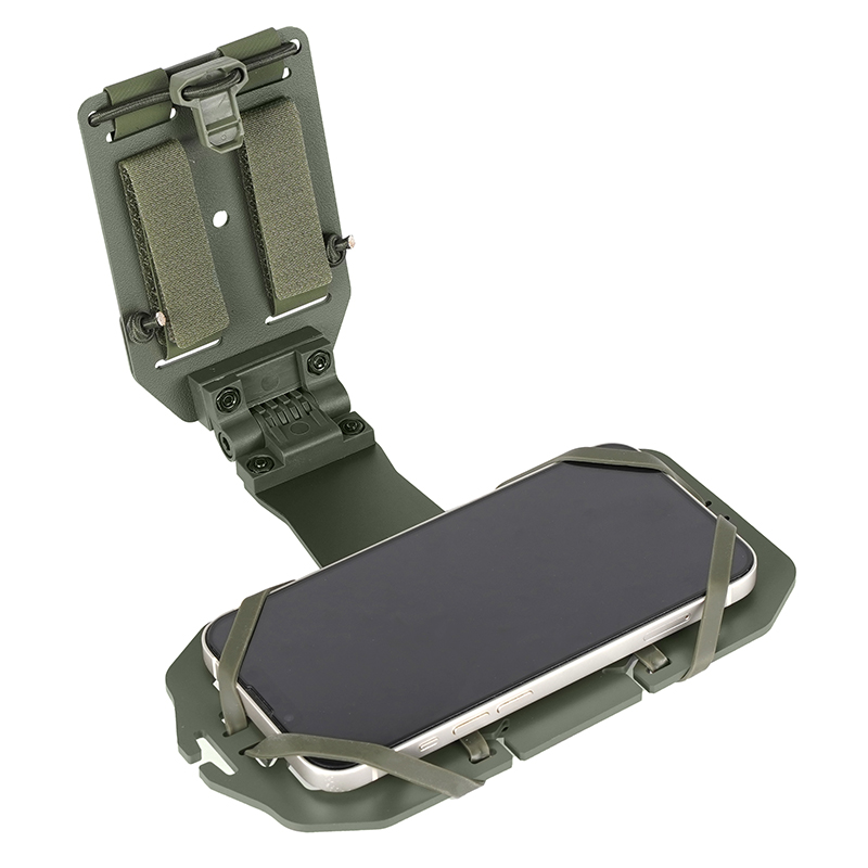 SABADO Combat 360° Rotating MOLLE Tactical Phone Mount | Military-Grade Chest Vest Holder