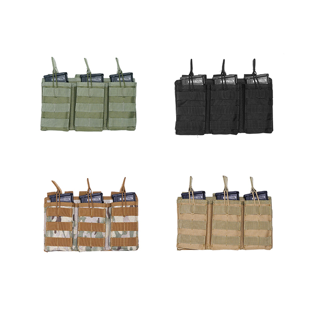 SABADO Hunting MOLLE Vest 1000D Nylon Single / Double / Triple Magazine Pouch for Outdoor Bag