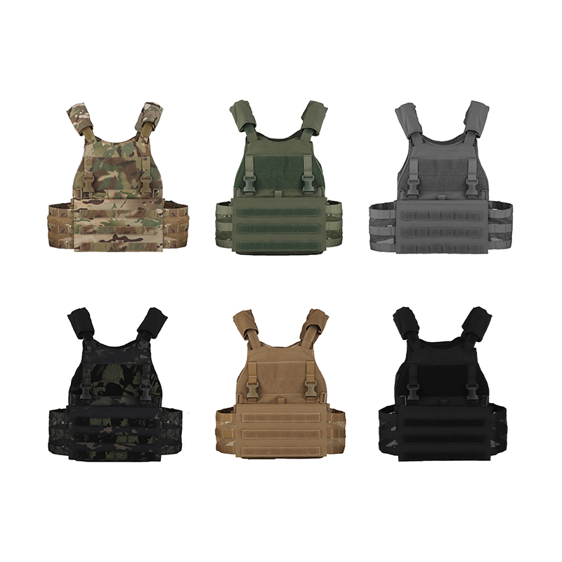 SABADO Custom Laser Cut Multifunctional Assault Fashion Black Bulletproof Plate Carrier Camouflage Tactical Vest 