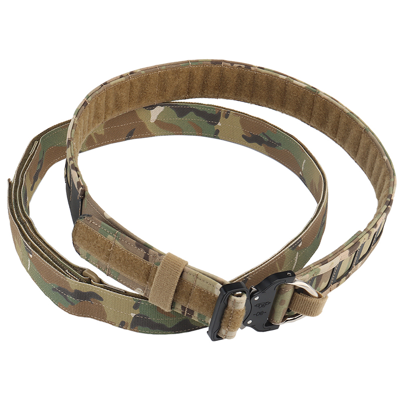 SABADO Lightweight Police Adjustable Tactical Belt Quick Detach Metal Buckle Molle Waist Belt