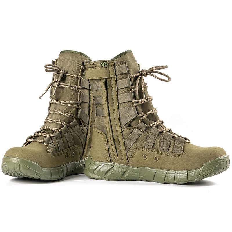 SABADO Outdoor Military Hiking High Top Lace Up Non-slip Shoes