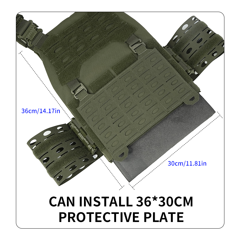SABADO MPCS Lightweight Laser Cutting Tactical Plate Carrier Vest