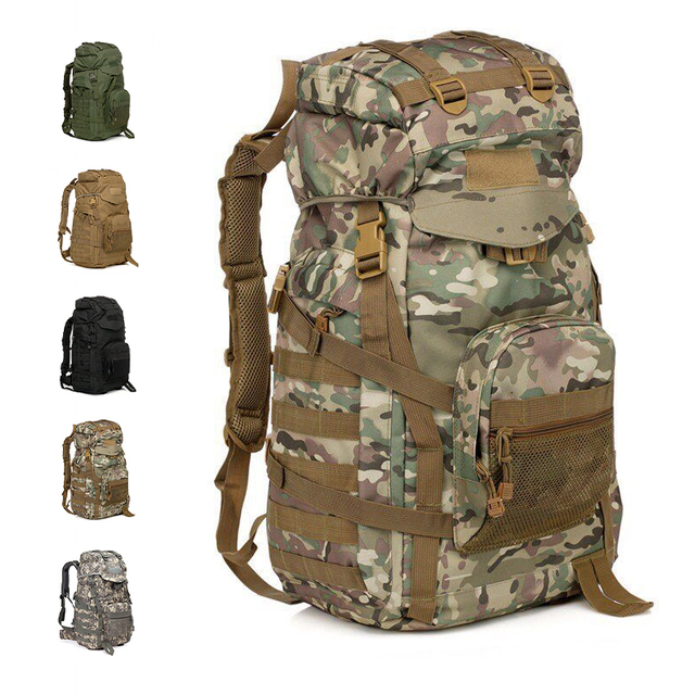 SABADO Outdoor Gym Camouflage Workout Training Bagpack Hiking Molle Bags Tactical Backpack