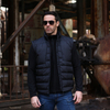 SABADO Military Men's Coat Down Jacket with Removable Sleeves