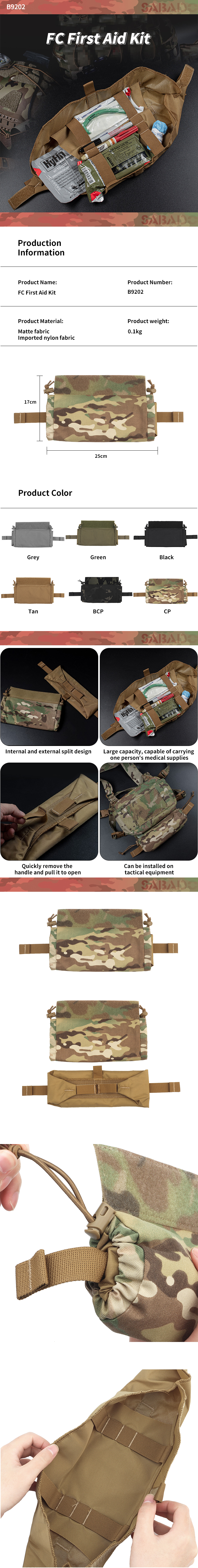 tactical bag outdoor survival pouch