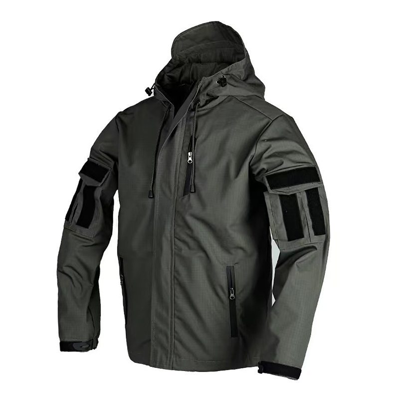 SABADO Men's Tactical Jacket Hunting Hiking Windbreaker Hooded